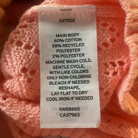 Abound Pointille Pullover Lightweight Sweater in Pink Hydrangea Large NWOT - Picture 5 of 7